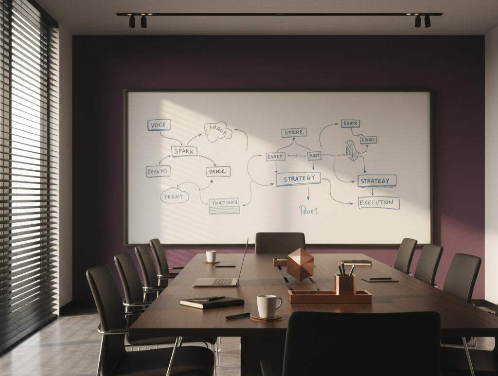 A professional consulting environment ready for a strategic session. A professional consulting environment ready for a strategic session.